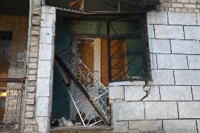 Consequences of Russian shelling in Kharkiv region